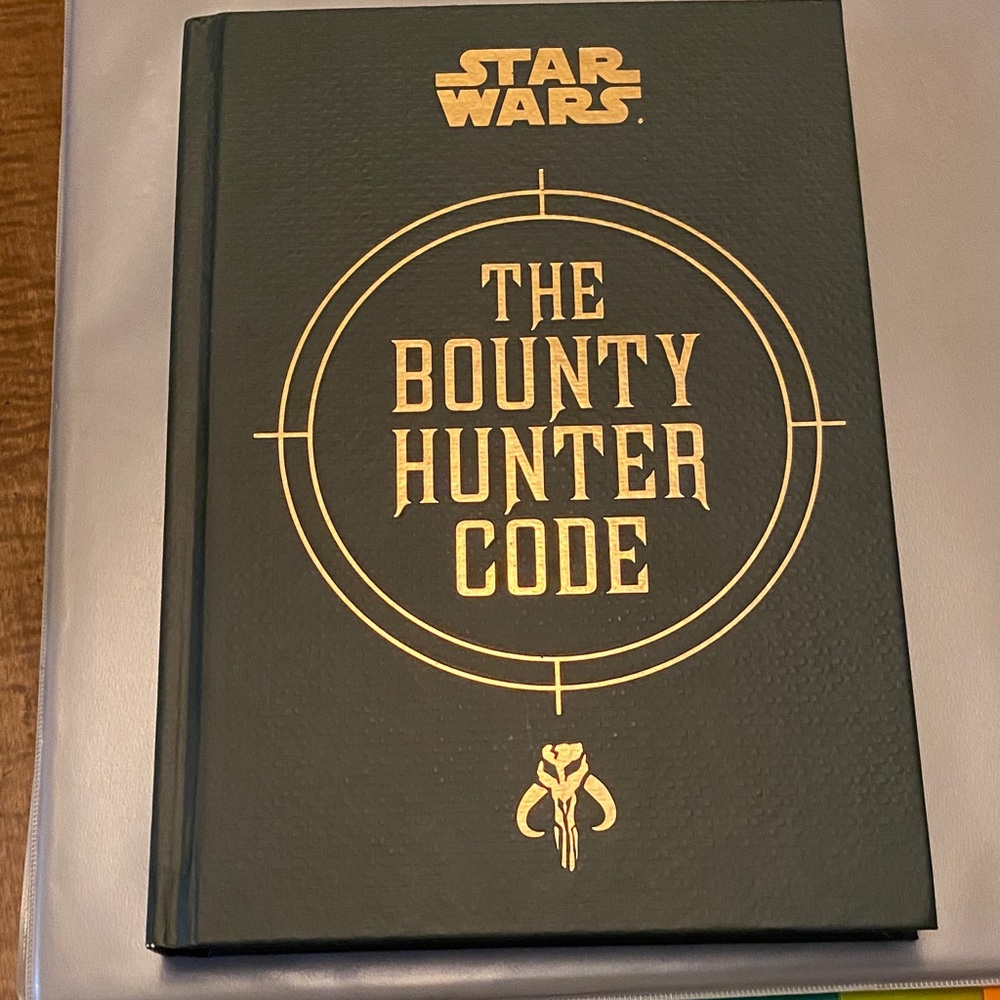 Star Wars Bounty Hunter Code Black and Gold Book